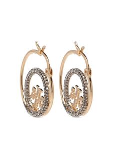 Серьги с логотипом Tory Burch, золотой