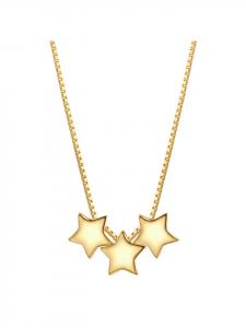 Glanzstücke München Колье в виде звезды из стерлингового серебра с желтым золотом