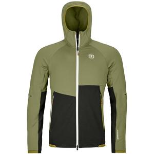 Толстовка с капюшоном из флиса Unterhemd rib hoody m Ortovox, цвет wild herbs