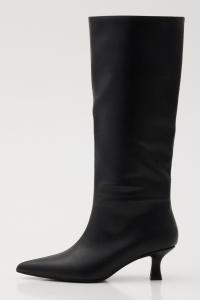 Длинные сапоги «Прямая линия» Rienda, цвет Black
