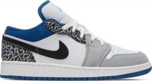 Кроссовки Air Jordan 1 Low SE GS True Blue, синий