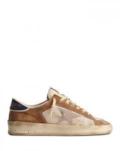 Мужские кроссовки Golden Goose Stardan на шнуровке, белый