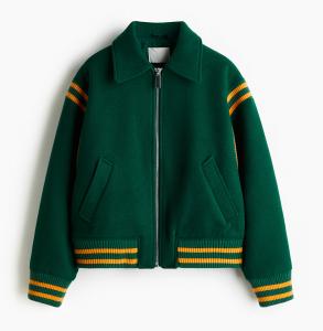 Куртка H&M Oversized, зеленый/Stockholm