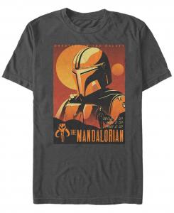 Мужская футболка sunset mandalorian с круглым вырезом и короткими рукавами Fifth Sun, мульти