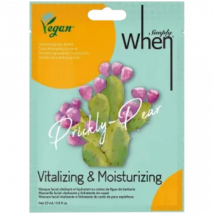 When Simply Vegan увлажняющая маска для лица, 23 мл