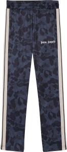 Брюки Palm Angels Night Camo Track Pant 'Black/White', черный
