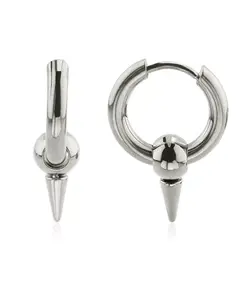 Ясеневый шип-хагги из нержавеющей стали без покрытия Rebl Jewelry, silver