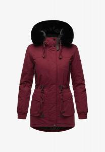 Пальто зимнее Navahoo приталенное, бордовый