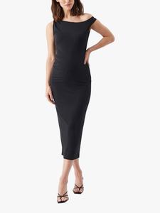 Платье для беременных Cora с открытыми плечами из эластичного джерси Ripe, Black