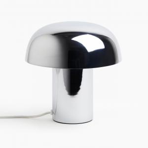 Металлическая настольная лампа H&M, 22x18, Серебристый