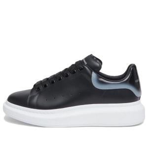 Кроссовки larry leather sneakers 'black white' Alexander Mcqueen, черный