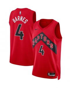 Мужская и женская майка Scottie Barnes Red Toronto Raptors 2022/23 Swingman — Icon Edition Nike, красный