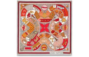 Шелковый шарф Louise для женщин, цвет LOUIS VUITTON, светло-коричневый