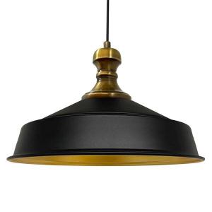 Подвесной светильник Bamyum Asletl-Knob Vintage Lampe, 41x120x27x41 см, черный