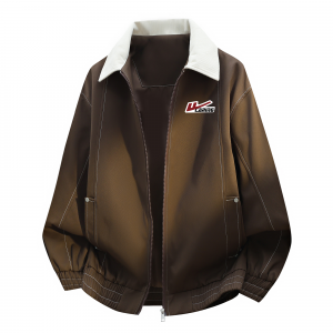 Куртка Unisex Lapel Moderate Instructor WARRIOR, coffee (diy badge)