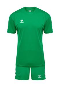 Футболка Hummel LOGO SET, Jelly Bean/Neon Green