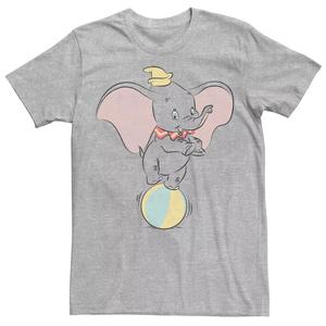 Мужская футболка Dumbo Ball Balance Cute Pose Disney