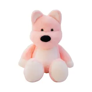 Милый плюшевый питомец West Highland Terrier в сидячей позе, высота 55см/75см PUDOWRABBIT, розовый