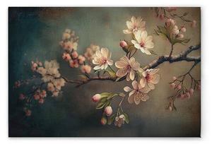 Картина на холсте A.S. Création Cherry Blossom цвет graurosabraun