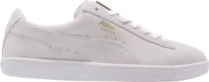 Кроссовки Puma Suede Classic Metal Badge White Team Gold, кремовый
