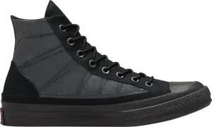 Кроссовки Converse Chuck 70 High GORE-TEX Triple Black, черный