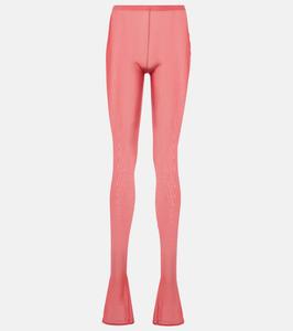 Полупрозрачные леггинсы Blumarine, розовый