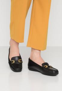 Мокасины Geox с пряжками, черный