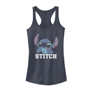Майка с портретом Nerdy Stitch Disney Lilo & Stitch для юниоров Licensed Character