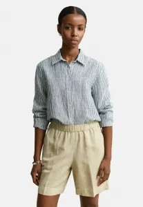 Полосатая блузка прямого кроя на пуговицах Gant, Evening Blue