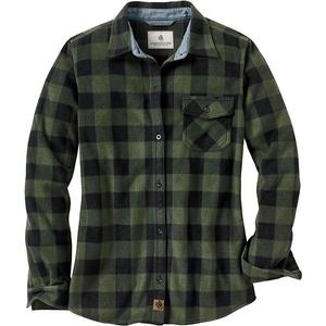 Женская флисовая рубашка trail guide Legendary Whitetails, Night Forest Plaid