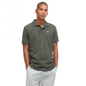 Поло Barbour Original Sports с коротким рукавом, зеленый