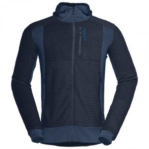 Флисовая жилетка Norrøna Falketind Alpha120 Zip Hood, цвет Indigo Night