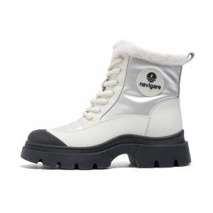 NAVIGARE Женские белые сапоги Martin для парусной лодки
