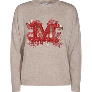 Свитер с пайетками Max Mara MaxMara, Light Umber