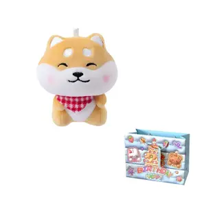 Очаровательный плюшевый кулон с сиба-ину высотой 10 см MORTEN SOLUM, желтый