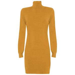 Платье из желтой вискозы Zee Lane