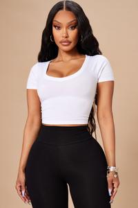 Топ Fashion Nova RT63221, белый