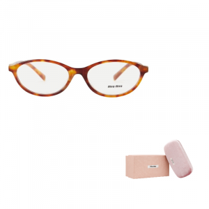 MIU MIU Овальные оправы для очков женские Brown