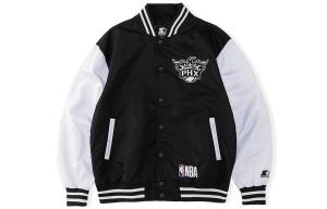 Nba X бейсбольная куртка унисекс черный Starter