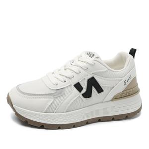 M.M Party Скользостойкие износостойкие дышащие женские кеды-лоутеры черные, цвет Black