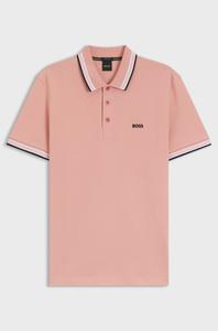 Футболка Boss Paddy In Cotton Pique, светло-розовый