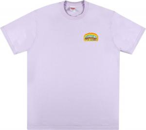 Футболка Supreme Chrome Tee 'Light Purple', фиолетовый