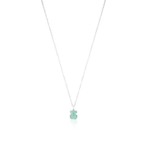 Колье Tous New Color With Amazonite, серебро
