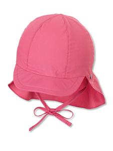 Sterntaler Бейсболка с защитой шеи, однотонный коралловый цвет