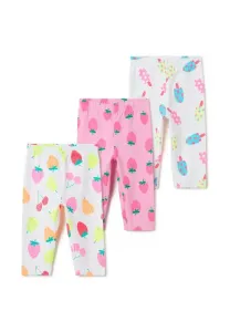 Трехсекционные эластичные шорты с принтом. Ovs, White Pink