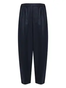 Плиссированные брюки на эластичном поясе JACQUEMUS, синий