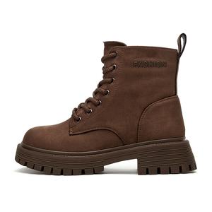 Bull charm Женские короткие ботинки мартин кофе, цвет Coffee