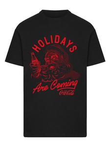 Футболка Coca Cola Holidays Are Coming 2 черного цвета F4NT4STIC