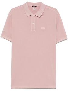 Рубашка поло с вышитым логотипом компании CP C.P. Company, розовый