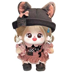 Сладкая хлопковая кукла со сменными нарядами плюшевая кукла высотой 20 см Tak Bebe